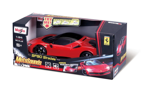 MAISTO MASINUTA CU SUNETE SI LUMINI FERRARI SF90 STRADALE SCARA 1 LA 24