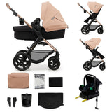 CARUCIOR MULTIFUNCTIONAL KINDERKRAFT MOOV 2 EVA 4IN1 SAND BEIGE