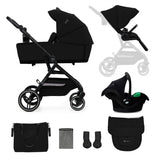 CARUCIOR KINDERKRAFT YOXI 3IN1 (MINK PRO) PURE BLACK