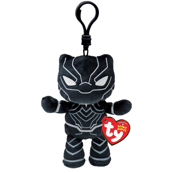 PLUS BRELOC TY 8.5CM BEANIE BABIES MARVEL BLACK PANTHER