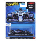 HOT WHEELS PREMIUM REAL RIDERS FORMULA 1 2024 MASINUTA METALICA BWT ALPINE F1 TEAM A524 NUMARUL 31 SCARA 1 LA 64