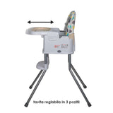 Scaun de luat masa multifunctional Coccolle Ziti Beige Dots