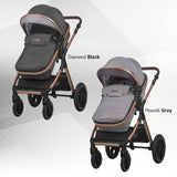 Carucior transformabil 3in1 Coccolle Melora Diamond black
