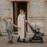 Carucior modular 3in1 Coccolle Saliara Cabernet+ Scoica auto iSize Coccolle Knox Black