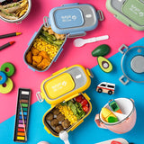 Lunchbox Nava We care 800 ml albastru