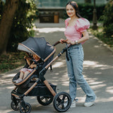 Carucior transformabil 3in1 Coccolle Melora Moonlit grey