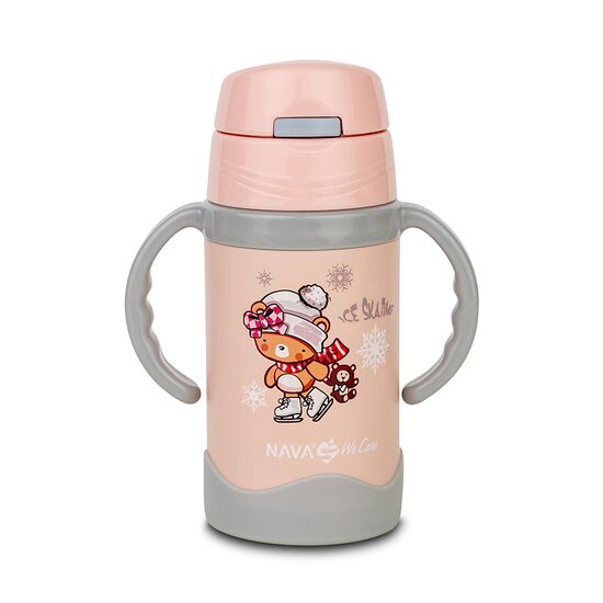 Sticla termoizolanta Nava We care 300 ml roz