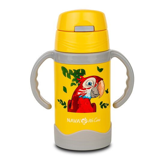 Sticla termoizolanta Nava We care 300ml galben