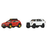 HOT WHEELS PREMIUM SET 2 MASINUTE METALICE SUBARU CROSSTREK SI TOYOTA 4RUNNER  2018 SCARA 1 LA 64