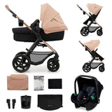 CARUCIOR 3 IN 1 KINDERKRAFT MOOV 2, SAND BEIGE