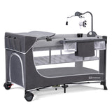 PATUT DE CALATORIE KINDERKRAFT LEODY, CU ACCESORII, GREY