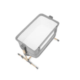 PATUT BEBE, KINDERKRAFT NESTE GROW, GRI DESCHIS LEMN