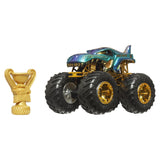 HOT WHEELS MONSTER TRUCK 50 BIGFOOT TROPHY CHAMPIONS MASINUTA MEGA WREX SCARA 1 LA 64