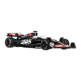 HOT WHEELS PREMIUM REAL RIDERS FORMULA 1 2024 MASINUTA METALICA MONEYGRAM HAAS F1 TEAM VF 24 NUMARUL 27 SCARA 1 LA 64