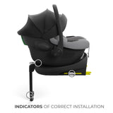 SCOICA AUTO KINDERKRAFT I-LITE CU BAZA ISOFIX ENDURA SAFE FX, GRAY