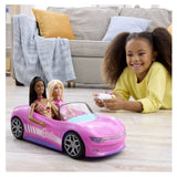 HOT WHEELS RC BARBIE MASINUTA CU TELECOMANDA CONVERTIBILA