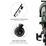 TRICICLETA KINDERKRAFT JAZZ 2, GREEN