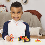 MARVEL IRON MAN SI PRIETENII SAI UIMITORI SET VEHICUL SI FIGURINA IRON MAN