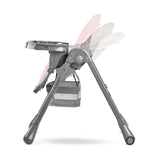 SCAUN DE MASA KINDERKRAFT TASTEE, PLIABIL, ROSE