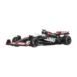 HOT WHEELS PREMIUM REAL RIDERS FORMULA 1 2024 MASINUTA METALICA MONEYGRAM HAAS F1 TEAM VF 24 NUMARUL 27 SCARA 1 LA 64
