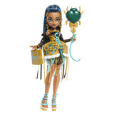 MONSTER HIGH ZIUA DE NASTERE DULCE SI INFRICOSATOARE PAPUSA CLEO DE NILE CU ACCESORII