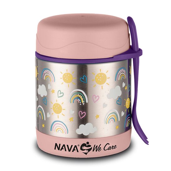 Caserola inox Nava We care 350 ml Sunshine Pink