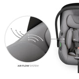 SCOICA AUTO KINDERKRAFT I-LITE CU BAZA ISOFIX ENDURA SAFE FX, GRAY