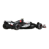 HOT WHEELS PREMIUM REAL RIDERS FORMULA 1 2024 MASINUTA METALICA MONEYGRAM HAAS F1 TEAM VF 24 NUMARUL 27 SCARA 1 LA 64