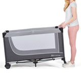 PATUT DE CALATORIE KINDERKRAFT LEODY, CU ACCESORII, GREY