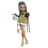 MONSTER HIGH ZIUA DE NASTERE DULCE SI INFRICOSATOARE PAPUSA CLEO DE NILE CU ACCESORII
