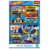 PUZZLE TREFL 2X70 HOT WHEELS MASINI