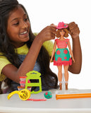 PLAY DOH BARBIE SET PLASTELINA CREATII VESTIMENTARE CU FLORI SI FRANJURI COWBOY