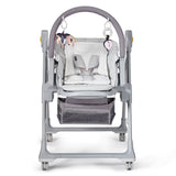 SCAUN DE MASA KINDERKRAFT LASTREE,  2 IN 1, TRANSFORMABIL, GREY