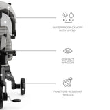 TRICICLETA KINDERKRAFT JAZZ 2, GREY