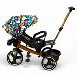 Tricicleta pentru copii, muzicala,cu pozitie de somn si scaunel reversibil, CURCUBEU