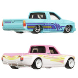 HOT WHEELS PREMIUM SET 2 MASINUTE METALICE DATSUN SUNNY TRUCK SI NISSAN HARDBODY SCARA 1:64
