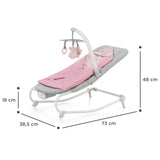 SEZLONG 3 IN 1, KINDERKRAFT FELIO 2, PEONY ROSE