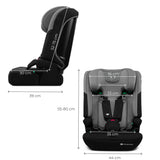 SCAUN AUTO KINDERKRAFT COMFY 75-150 CM, DK GREY