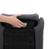 SCAUN AUTO KINDERKRAFT JUNIOR FIX2, I-SIZE 100-150 CM, ROCKET GREY