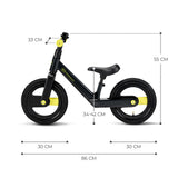 BICICLETA DE ECHILIBRU KINDERKRAFT GOSWIFT, BLACK