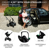CARUCIOR KINDERKRAFT NEWLY, 4 IN 1, CLASSIC BLACK