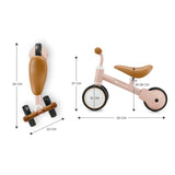 BICICLETA ECHILIBRU KINDERKRAFT CUTIE FUZZY PEACH