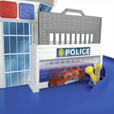 DICKIE SET STATIE DE POMPIERI SI SALVARE CU PULVERIZATOR DE APA SUNETE SI LUMINI