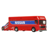 HOT WHEELS TRANSPORTATOR EURO HAULER CU MASINUTA NISSAN 300 ZX GTS SCARA 1:64