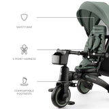 TRICICLETA KINDERKRAFT JAZZ 2, GREEN