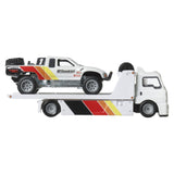 HOT WHEELS TRANSPORTATOR FLEET STREET CU MASINUTA TOYOTA OFF ROAD TRUCK SCARA 1:64
