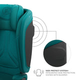 SCAUN AUTO KINDERKRAFT UNITY2 100-150 CM, GREEN