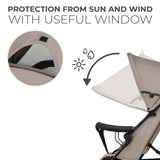 CARUCIOR SPORT KINDERKRAFT TIK, TIP UMBRELA,  STONE BEIGE