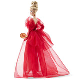 BARBIE SIGNATURE ANIVERSARE 80 DE ANI PAPUSA BARBIE BLONDA CU ROCHIE DE BAL ROSIE