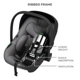 SCOICA AUTO KINDERKRAFT I-LITE 40-87 CM, GREY